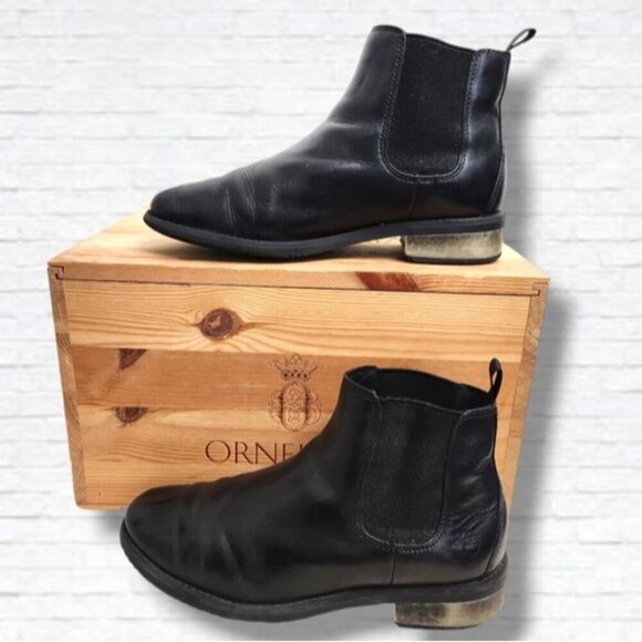 Timberland Women's Black Mount Chevalier Chelsea Boots Size 6 - Picture 1 of 11